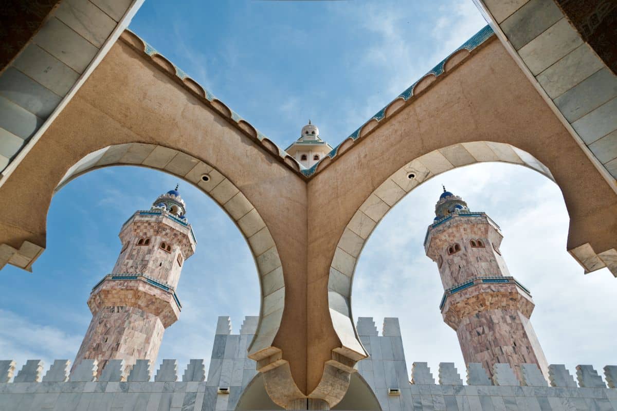 Image de a grande mosquée de Touba pour illustrer article Grand Magal de Touba 2025